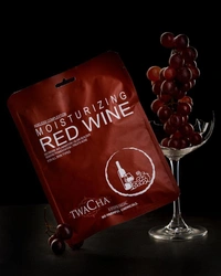 Twacha Moisturizing Red Wine Facial Kit | Red Grape Extracts for Instant Glow, Dark-Spot Removal & Wrinkle Reduction | All Skin Types | Unisex 6-Step Home Facial