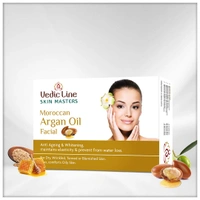 Vedic Line Vedicline Skin Masters Moroccan Argan Oil Facial Kit, Pack of 6, 312 ml | Deep Nourishing Skincare | Youthful & Hydrated Skin Solution | for Radiant Glow | Reduce Wrinkles, Fine Lines & Dark Spots