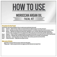 Vedic Line Vedicline Skin Masters Moroccan Argan Oil Facial Kit, Pack of 6, 312 ml | Deep Nourishing Skincare | Youthful & Hydrated Skin Solution | for Radiant Glow | Reduce Wrinkles, Fine Lines & Dark Spots