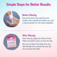 Veet Professional Waxing Strips Kit - 1 Pack for Normal Skin | Gel Wax Hair Removal for Women | 20 Strips, Up to 28 Days Smoothness, No Heater Required