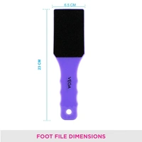 Vega VEGA Curve Emery Foot File PD-21 | Gently Removes Dead Skin & Calluses with Precision | Sleek, Ergonomic Design for Smooth, Beautiful Feet