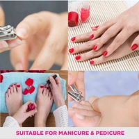 Vega Cuticle Clipper, Precision Cuticle Care Tool for Smooth, Neat Nails | Ergonomic Design, Angled Cutting Edge for Easy Grooming