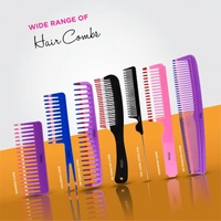 Vega VEGA Shampoo Comb with Wide Tooth 1269 | Perfect for Wet Hair Detangling | Even Product Distribution for Conditioning, Scalp Care & Frizz-Free Hair