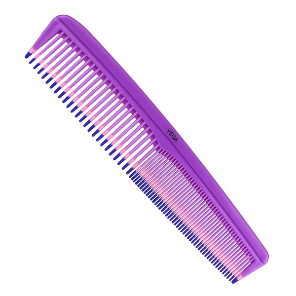 Vega VEGA Grooming Comb Small 1279 | Compact, Travel-Friendly Comb | Precise Styling for All Hair Types | Ideal for Quick Touch-Ups on the Go or at Home