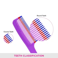 Vega VEGA Grooming Hair Comb 1264 | Durable, Lightweight & Sleek Design | Smooths & Detangles Effortlessly | Perfect for Everyday Use & All Hair Types