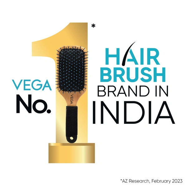 Vega VEGA Hot Curl Brush H2-PRM | Professional Curling Brush with Heat-Resistant Bristles | Adds Volume, Enhances Shine & Creates Stunning Curls with Ease