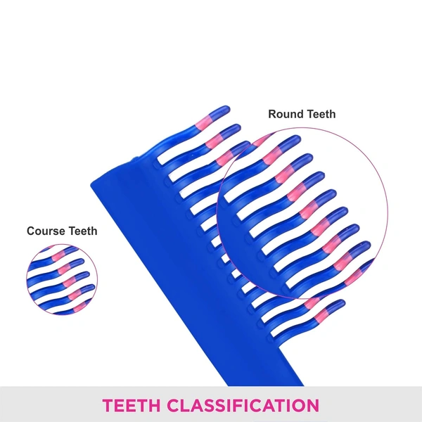 Vega VEGA Shampoo Comb with Wide Tooth 1269 | Perfect for Wet Hair Detangling | Even Product Distribution for Conditioning, Scalp Care & Frizz-Free Hair