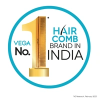 Vega VEGA Tulip Grooming Hair Comb DC-1279 | Elegant Design & Gentle Bristles | Perfect for Styling, Taming Flyaways, and Detangling All Hair Types