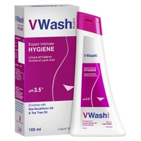 Vwash VWash Plus Expert Intimate Hygiene Wash 100ml | Vaginal Care Solution to Prevent Itching| Irritation & Dryness| Suitable for All Skin Types