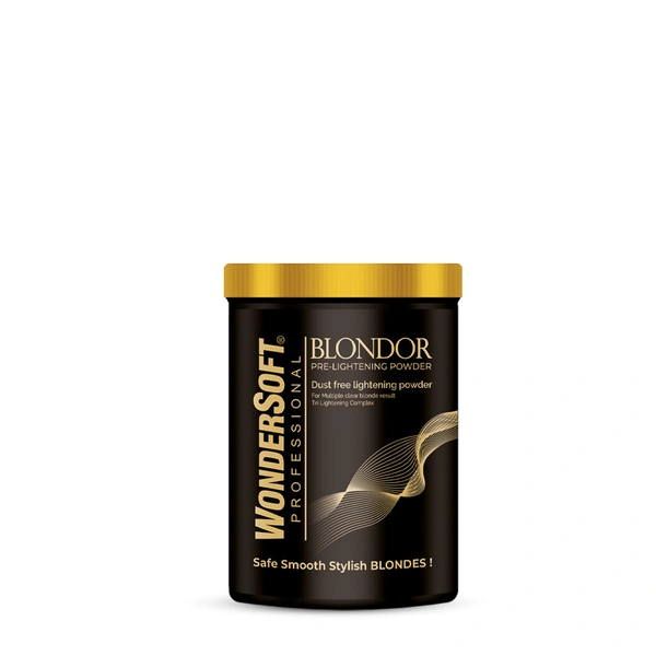 Wodersoft Wondersoft Professional Hair Blonder Pre Lightner Powder for unisex 200gm |  Fast & Effective Lightening for Blondes | Unisex Formula for Salon-Quality Hair Lightening & Bleaching