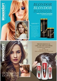 Wodersoft Wondersoft Professional Hair Blonder Pre Lightner Powder for unisex 400gm |  Fast & Effective Lightening for Blondes | Unisex Formula for Salon-Quality Hair Lightening & Bleaching