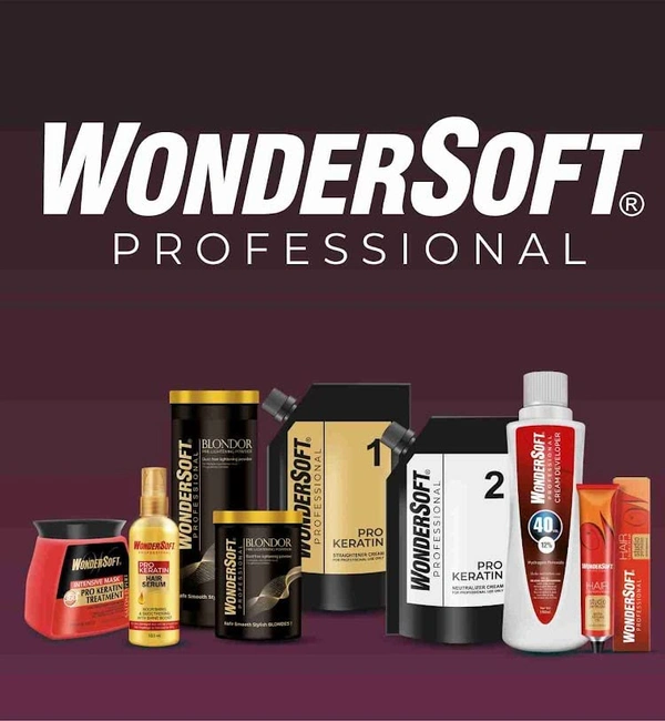 Wodersoft Wondersoft Professional Hair Blonder Pre Lightner Powder for unisex 400gm |  Fast & Effective Lightening for Blondes | Unisex Formula for Salon-Quality Hair Lightening & Bleaching