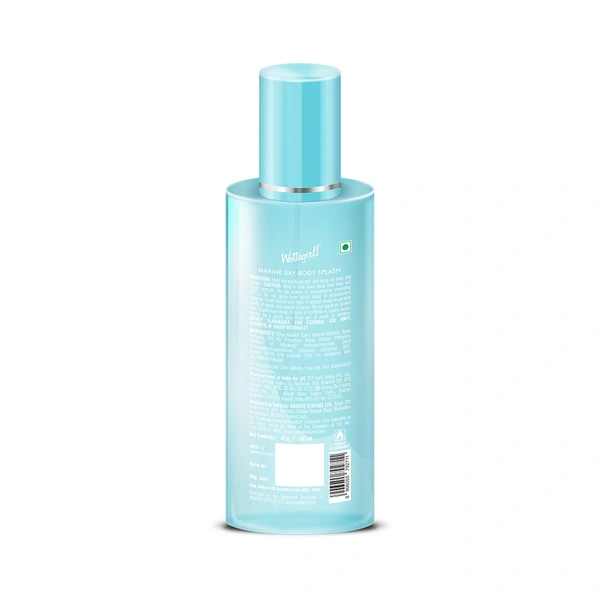 Wottagirl Wottergirl Marine Bay Body Splash for Women Long-Lasting Fragrance, 100ml