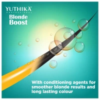 Yuthika Blonde Boost Hair Lightening Powder 9 Level Lift 250g Professional Bleach for Hair Highlights Balayage Global Blonde Hair Color Fast Lightening Formula
