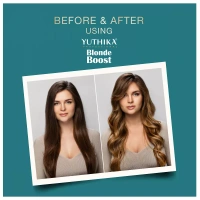 Yuthika Blonde Boost Hair Lightening Powder 9 Level Lift 250g Professional Bleach for Hair Highlights Balayage Global Blonde Hair Color Fast Lightening Formula