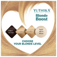 Yuthika Blonde Boost Hair Lightening Powder 9 Level Lift 250g Professional Bleach for Hair Highlights Balayage Global Blonde Hair Color Fast Lightening Formula