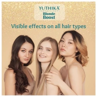 Yuthika Blonde Boost Hair Lightening Powder 9 Level Lift 250g Professional Bleach for Hair Highlights Balayage Global Blonde Hair Color Fast Lightening Formula