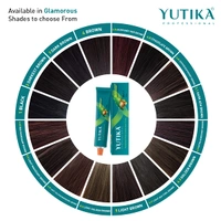Yuthika Professional Creme Hair Color Tube 100gm with 4.3 Golden Brown Shade | Permanent Fashion Shade | Smooth Shine Finish | Grey Coverage | Salon Quality Result at Home
