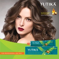Yuthika Professional Creme Hair Color Tube 100gm with 4.3 Golden Brown Shade | Permanent Fashion Shade | Smooth Shine Finish | Grey Coverage | Salon Quality Result at Home