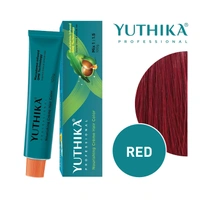 Yuthika Professional Creme Hair Colour 100gm Red | 100% Grey Coverage | Permanent Hair Color for Women & Men | Long-Lasting Vibrant Tone | Macadamia Oil Infused