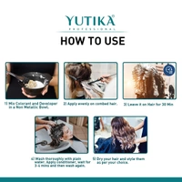 Yuthika Professional Creme Hair Colour 100gm Red | 100% Grey Coverage | Permanent Hair Color for Women & Men | Long-Lasting Vibrant Tone | Macadamia Oil Infused