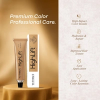 Yuthika Professional High Lift Creme Hair Colour 13 Light Brown 50g | Permanent Hair Dye with Macadamia Oil & Vitamin E | 100% Grey Coverage for Men & Women