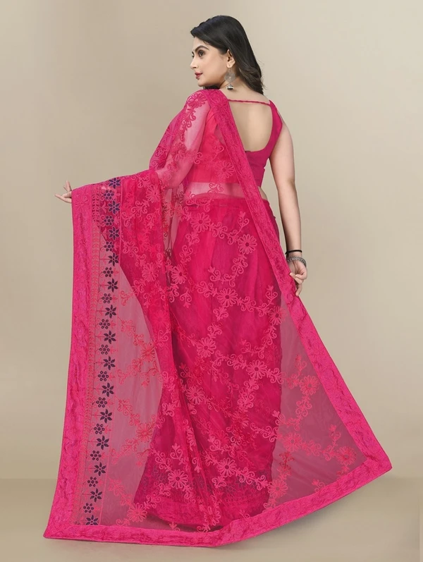 women's embroidered saree