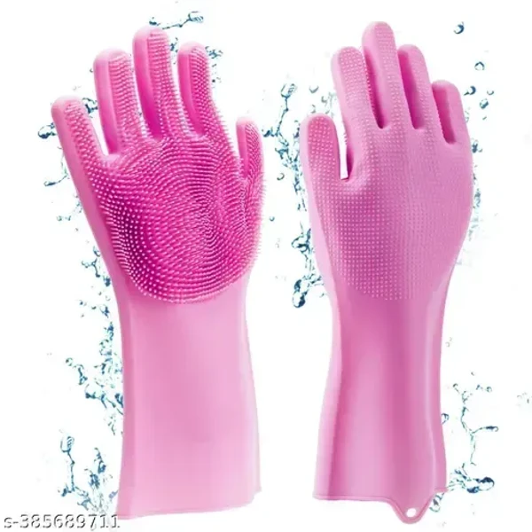 pet set Grooming Gloves for Bathing and Hair Removal, Dogs and Cats Bath Shampoo Brush , Soft and Durable Silicone Scrubber Glove for Pets Shower