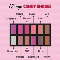 MYGlamm POPxo 12 Eyeshadow Kit - Vibe Check | Long Lasting, Pigmented, Eyeshadow Palette of Matte & Shimmer Shades with Vitamin E