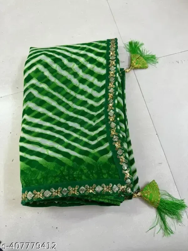 Sawan Special Bandheri saree