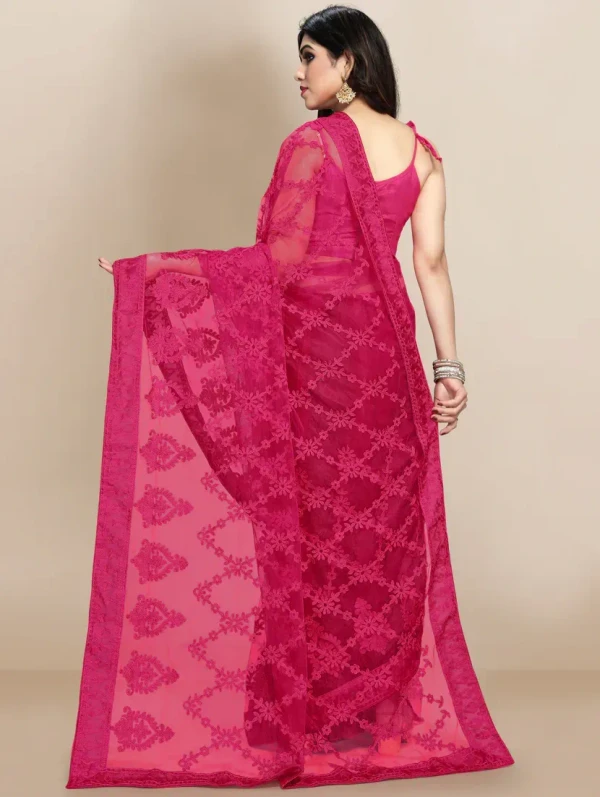 women's embroidered saree