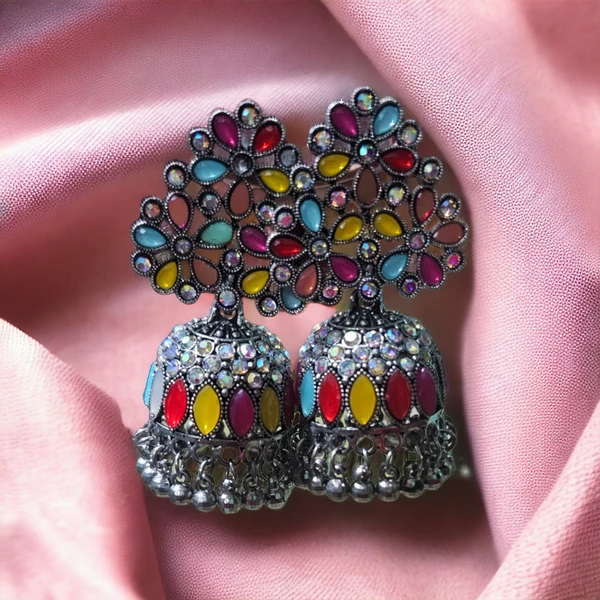 Araminta Multicolour Jhumkas, Women