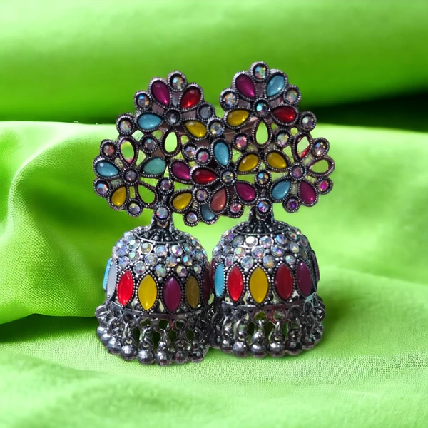 Araminta Multicolour Jhumkas, Women