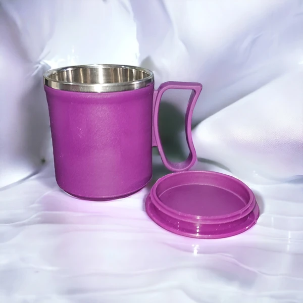 Stainless Steel, Plastic Coffee Mug with Lid Long Life Durable, Water tite Cup of Tea and Coffee