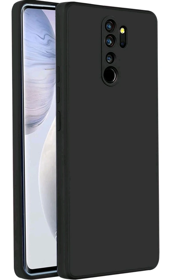 Silicone Soft Back Cover Case for Redmi Note 8 Pro - Black