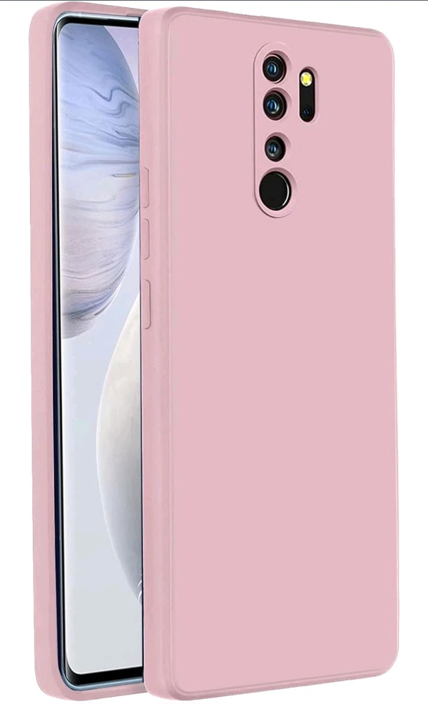 Silicone Soft Back Cover Case for Redmi Note 8 Pro - Pink Lace