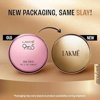 LAKME Lakme 9 To 5 Primer + Matte Powder Foundation Compact, Ivory Cream, Long Lasting, Buildable Coverage For A Matte Finish - Lightweight Face Makeup, 9 G