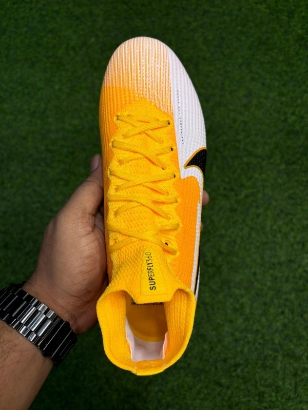 Mercurial Vapor 13 FG Yellow High-top With Lace  - 8.5