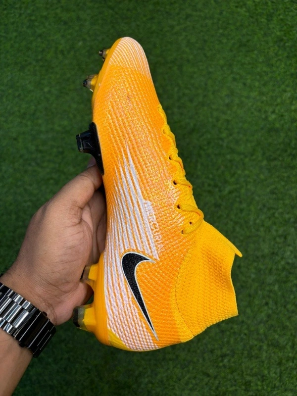 Mercurial Vapor 13 FG Yellow High-top With Lace  - 8.5