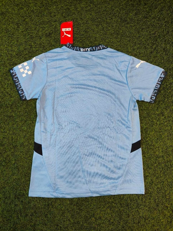 Kids Manchester City Home Jersey Set - 16-18