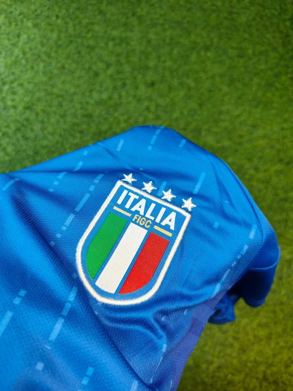 Kids Italy Home Blue Colour Jersey Set - 24-26