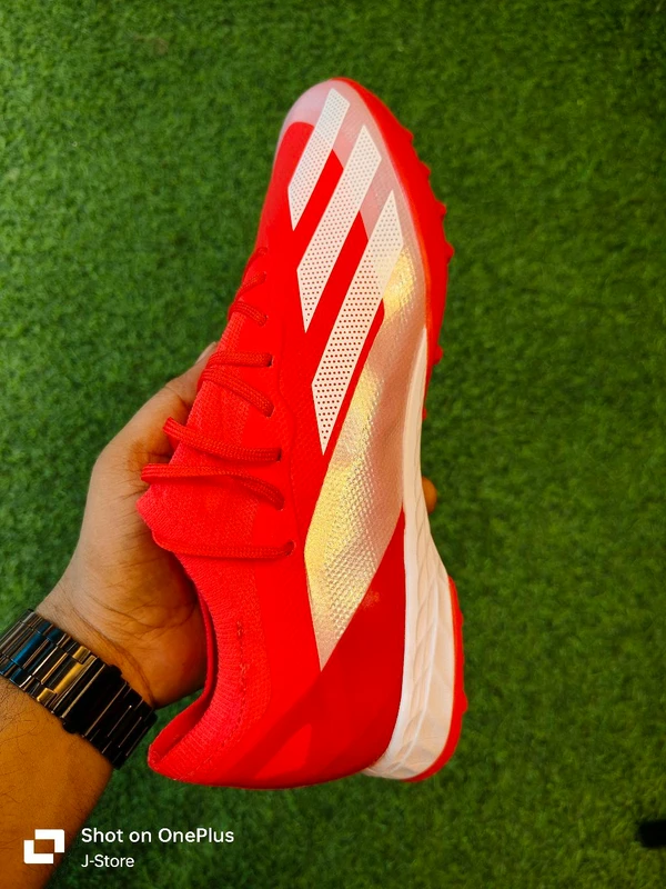 Astro/ Turf Boot Adidas CrazyFast Red Color  - 9.5