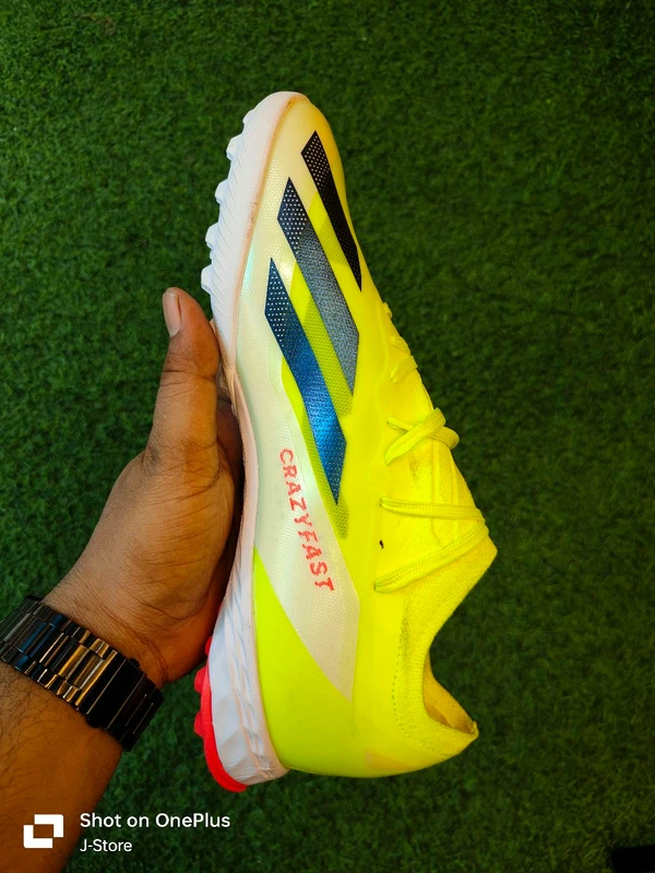 Astro/Turf Boot Adidas CrazyFast Light Yellow Colour  - 8