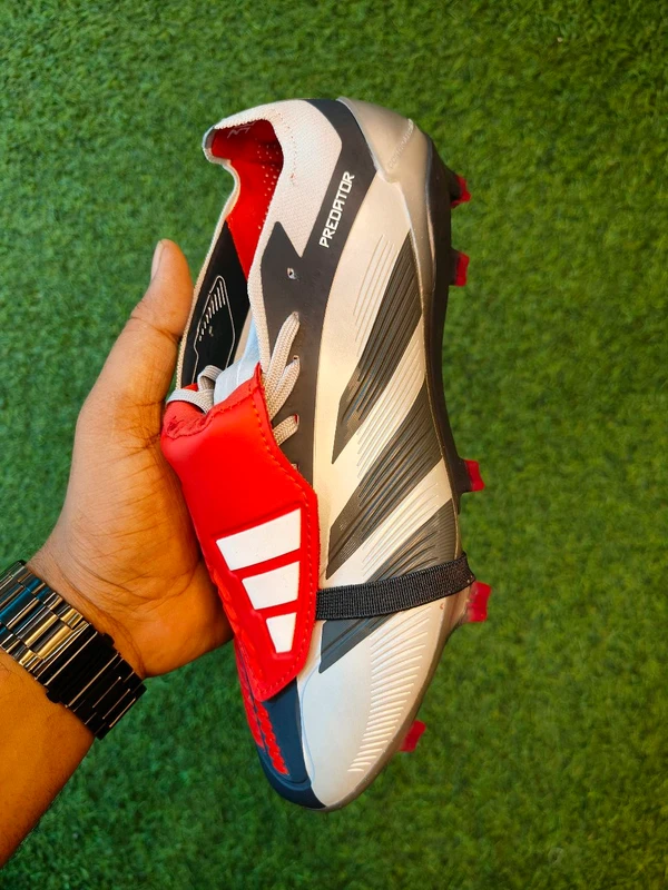 Predator Grey And Red Color With Tongue  - 7.5