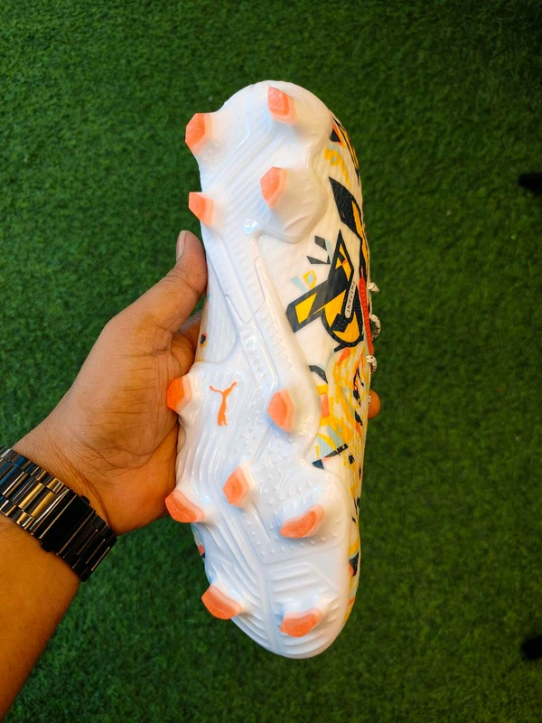 Puma Future White With Multi Colour Mix  - 6