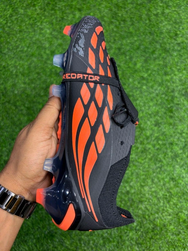 Predator Foldover Elite Black Orange Next-gen FG - 7.5