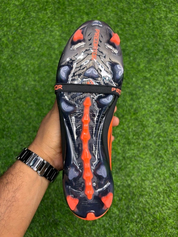 Predator Foldover Elite Black Orange Next-gen FG - 7.5
