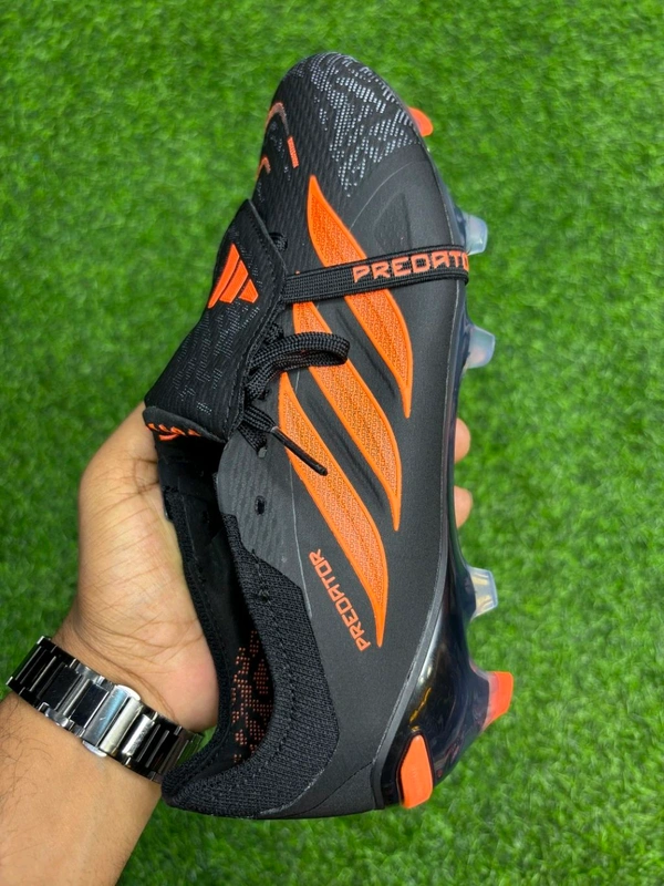 Predator Foldover Elite Black Orange Next-gen FG - 8