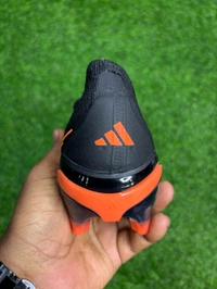 Predator Elite Black Orange Colour Low-top FG With Lace - 6
