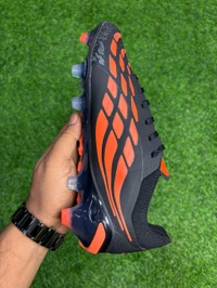 Predator Elite Black Orange Colour Low-top FG With Lace - 9.5